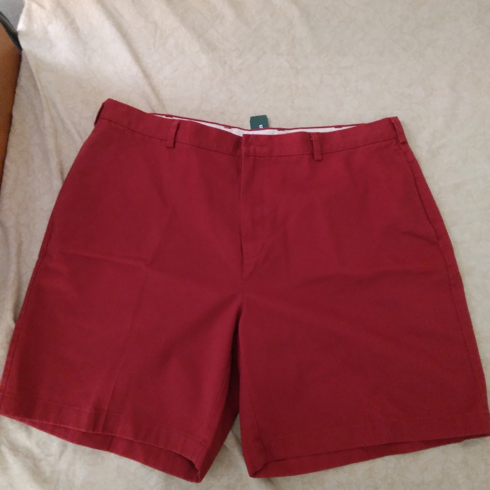 L.L. Bean Men Red Casual Shorts Size 42